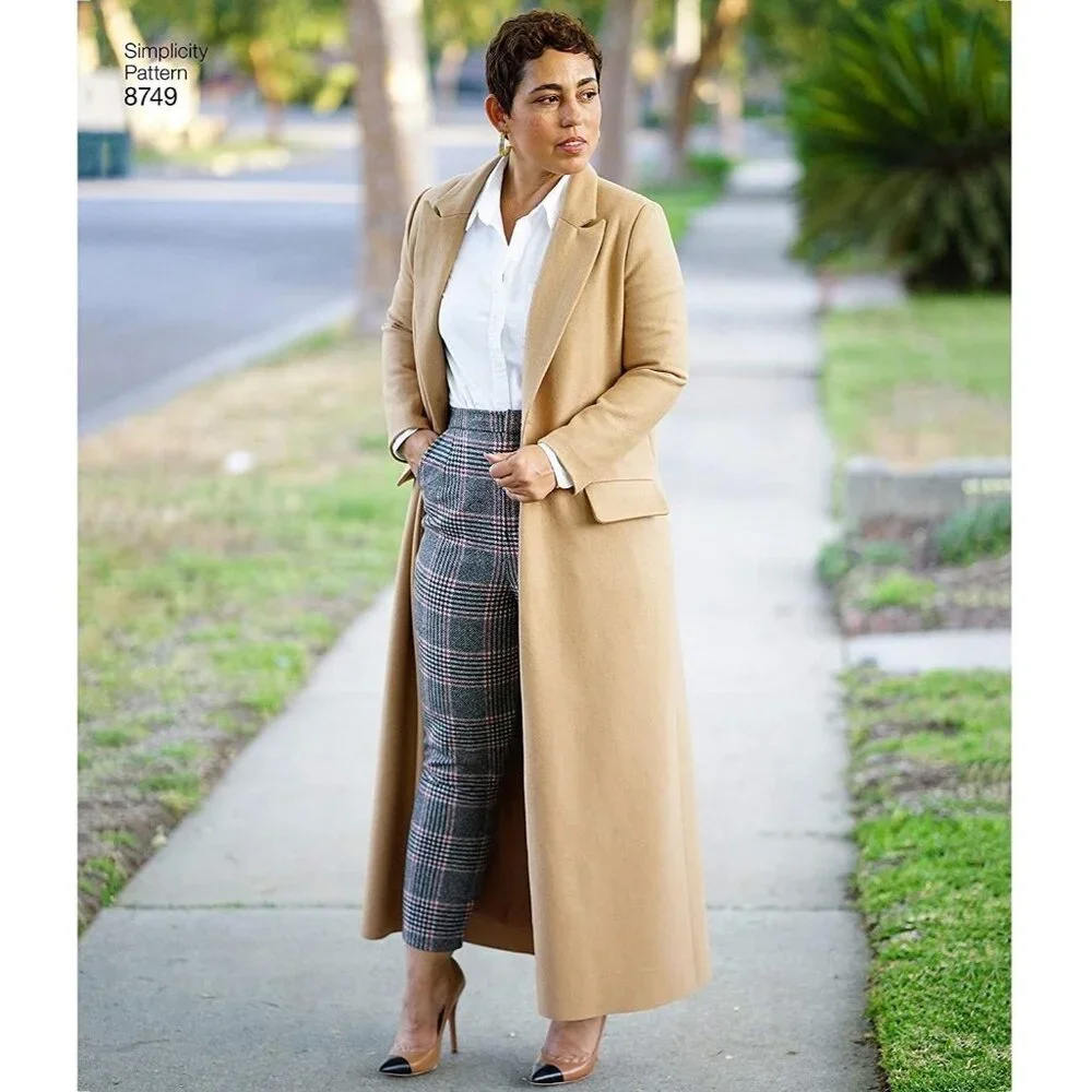 Simplicity Sewing Pattern 8749 MIMI G Coat Pants Trousers Size 20w-28w‎